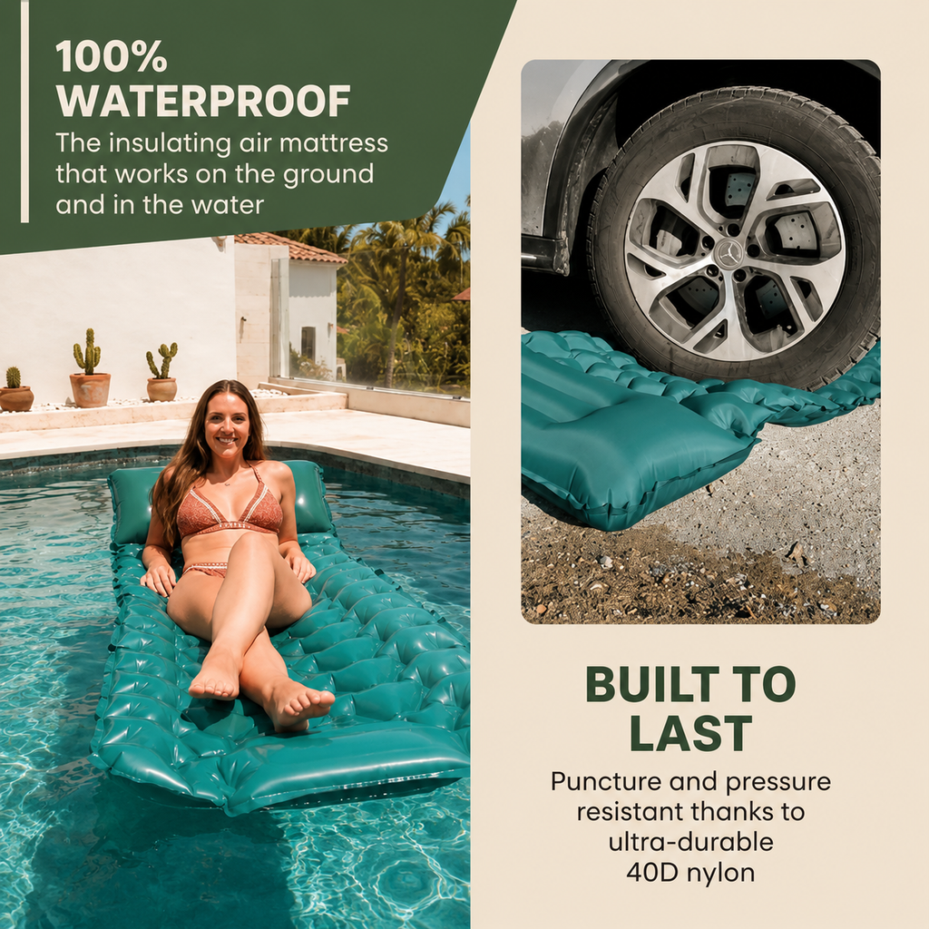 Ultra-Light Compact Sleeping Pad – Take It Anywhere