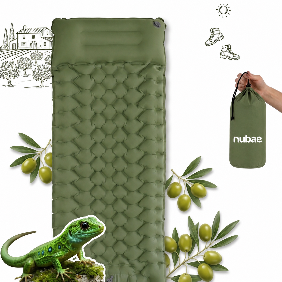 Ultra-Light Compact Sleeping Pad – Take It Anywhere