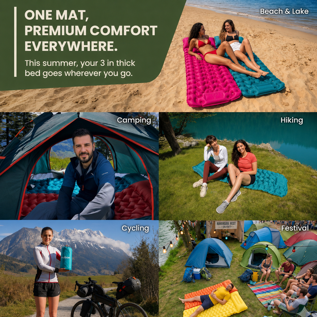 Ultra-Light Compact Sleeping Pad – Take It Anywhere